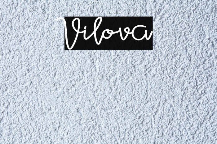 Vilova Font examples