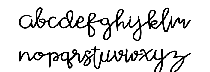 Vilova Font LOWERCASE