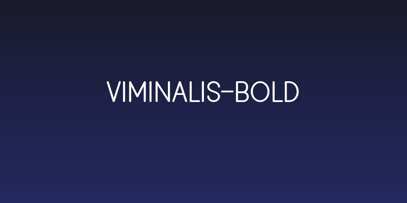 Viminalis-Bold Social Header