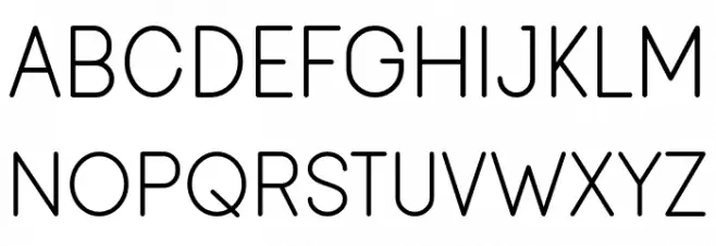 ViminalisRegular Шрифта ВЕРХНИЙ