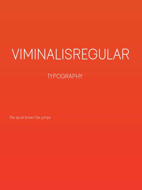 ViminalisRegular Poster