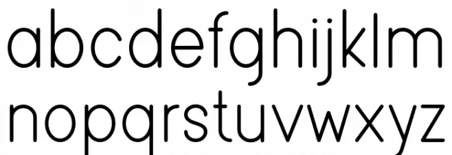 ViminalisRegular Font Litere mici