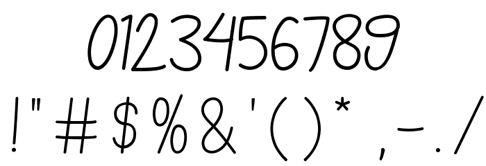 Vinally Font OTHER CHARS