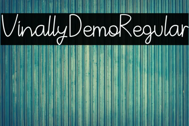 VinallyDemoRegular Example 1