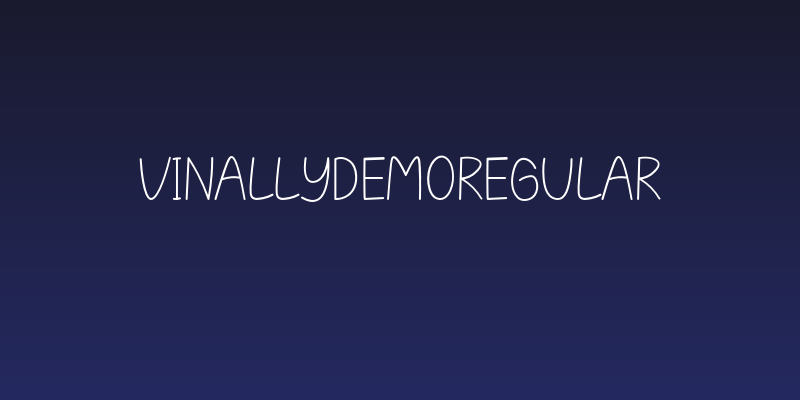 VinallyDemoRegular Social Header