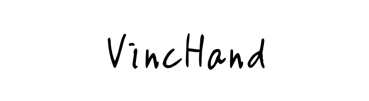 VincHand Font