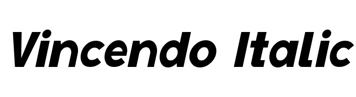 Vincendo Italic  免费字体下载