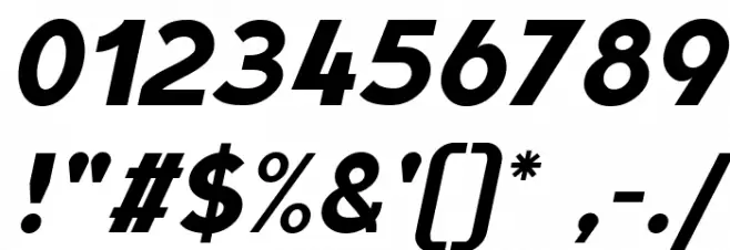 Vincendo Italic Font OTHER CHARS