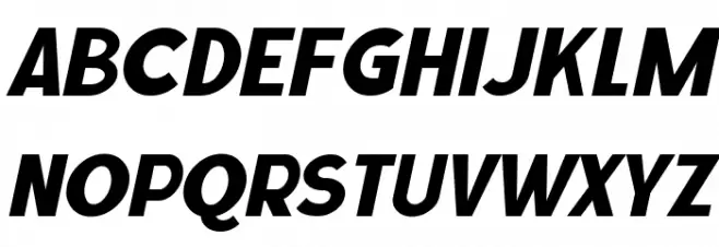 Vincendo Italic Schriftart Groß