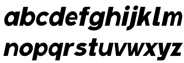 Vincendo Italic Font LOWERCASE