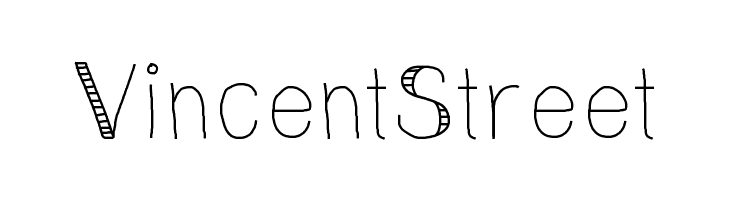 VincentStreet  नि: शुल्क फ़ॉन्ट्स डाउनलोड