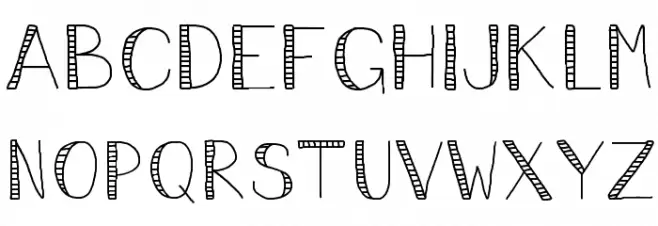 VincentStreet Schriftart Groß