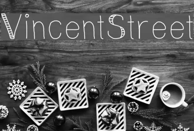 VincentStreet Font examples