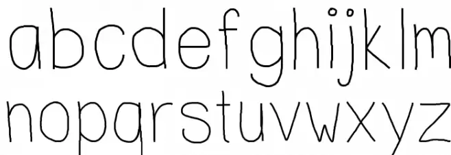 VincentStreet फ़ॉन्ट लोअरकेस