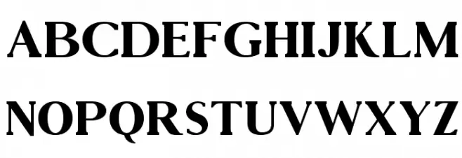 Vincentio Regular 字体 大写