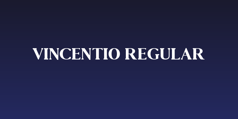 Vincentio Regular Social Header