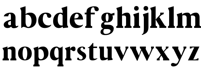 Vincentio Regular Font LOWERCASE