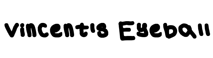 Vincent's Eyeball  नि: शुल्क फ़ॉन्ट्स डाउनलोड