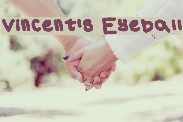 Vincent's Eyeball Font examples