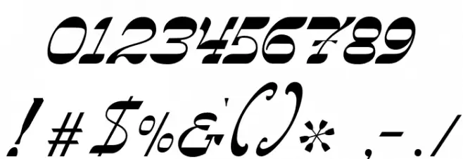 VindaleDEMO Font OTHER CHARS