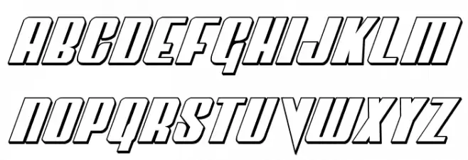 Vindicator 3D Italic