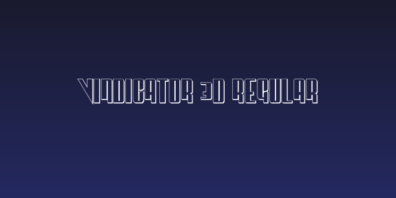 Vindicator 3D Regular Social Header