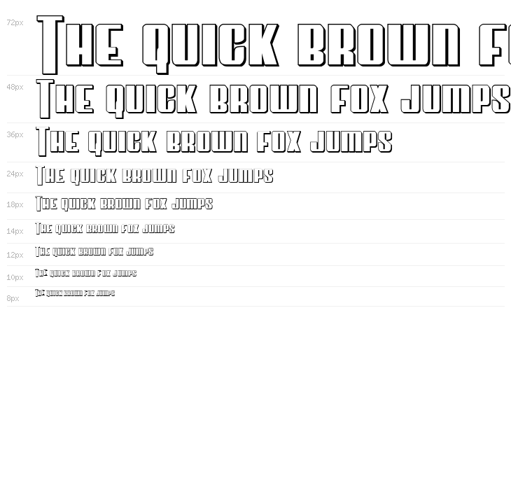 Vindicator 3D Regular Waterfall