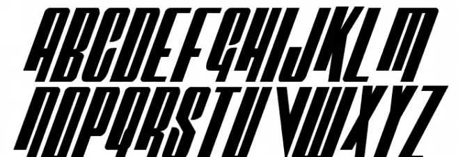 Vindicator Condensed Italic Polices MAJUSCULES
