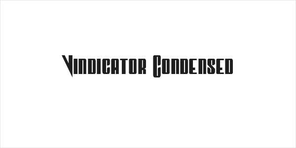 Vindicator Condensed Logo