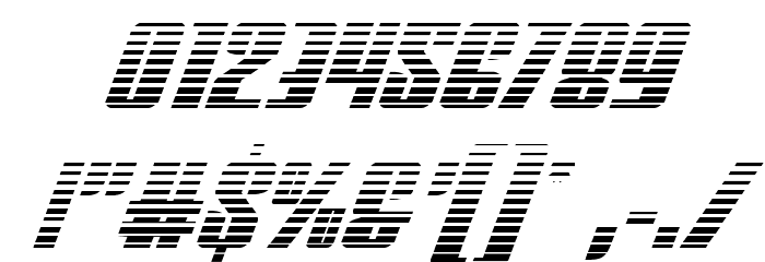 Vindicator Gradiant Italic फ़ॉन्ट अन्य घर का काम