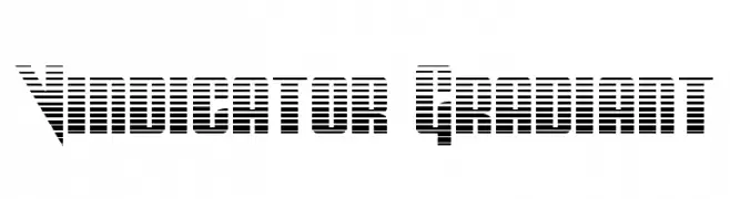 Vindicator Gradiant  Frei Schriftart Herunterladen