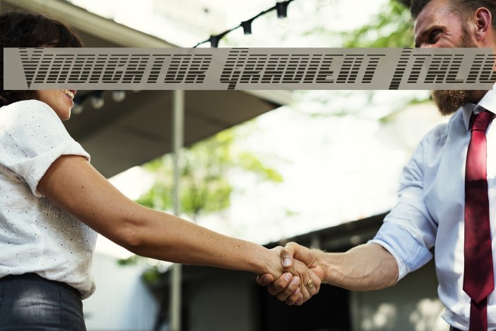 Vindicator Gradient Italic Example 2