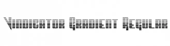 Vindicator Gradient Regular  Frei Schriftart Herunterladen