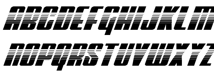 Vindicator Halftone Italic फ़ॉन्ट लोअरकेस
