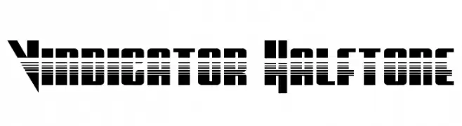 Vindicator Halftone  नि: शुल्क फ़ॉन्ट्स डाउनलोड