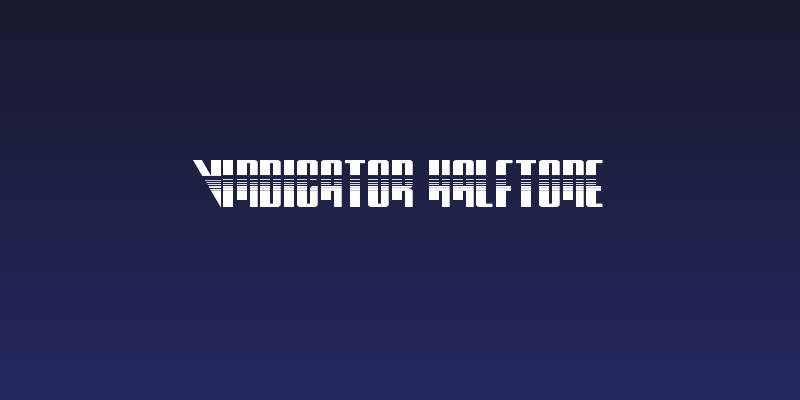Vindicator Halftone Social Header