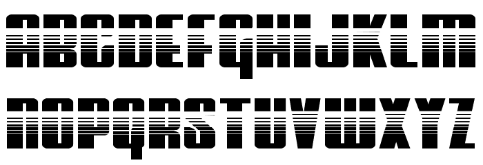 Vindicator Halftone Font LOWERCASE