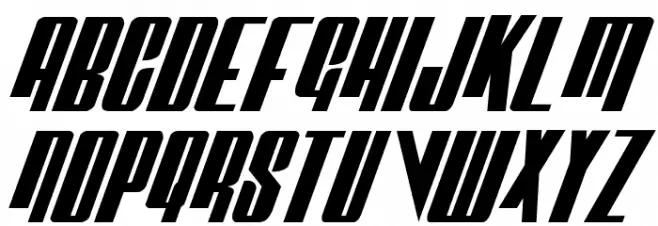 Vindicator Italic Fonte MAIÚSCULAS