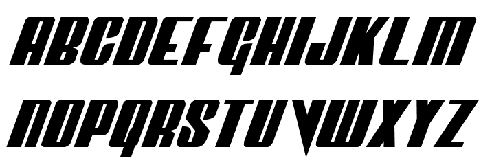 Vindicator Italic Font LOWERCASE
