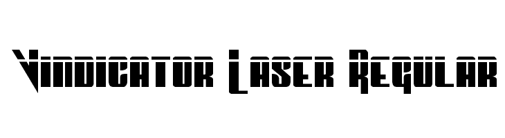 Vindicator Laser Regular Font