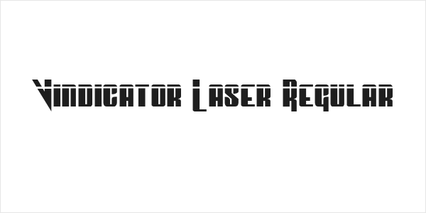 Vindicator Laser Regular Logo