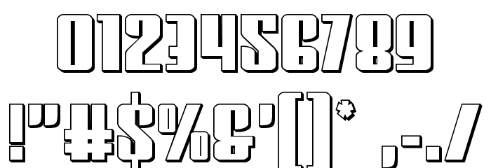 Vindicator Outline फ़ॉन्ट अन्य घर का काम