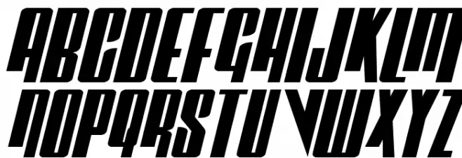 Vindicator Semi-Italic Schriftart Groß