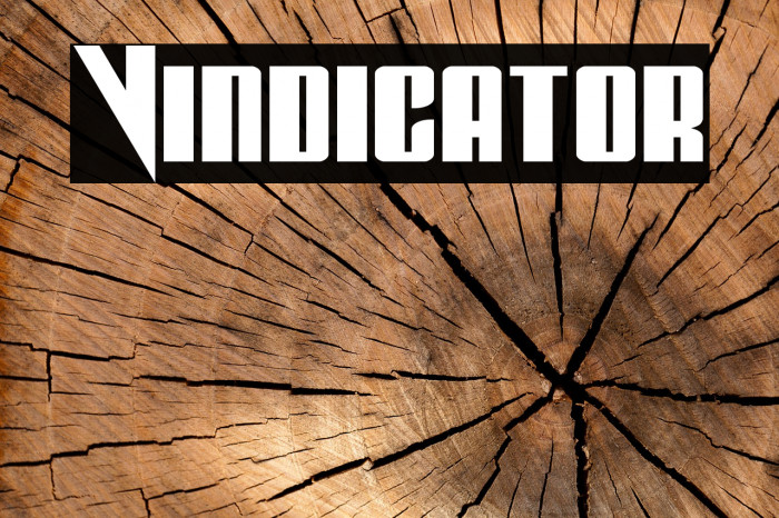 Vindicator Font examples