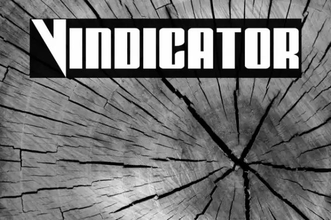 Vindicator फ़ॉन्ट examples