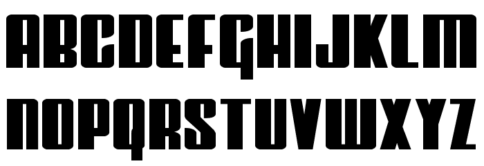 Vindicator Font LOWERCASE