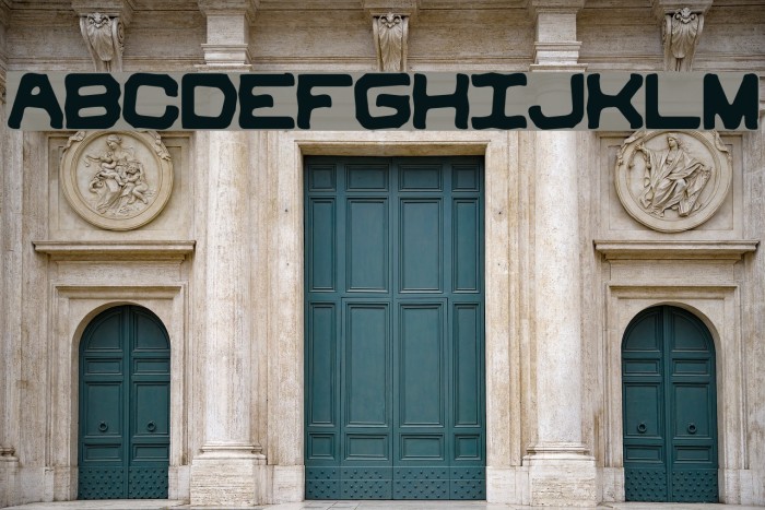 Vindictive BRK Font examples