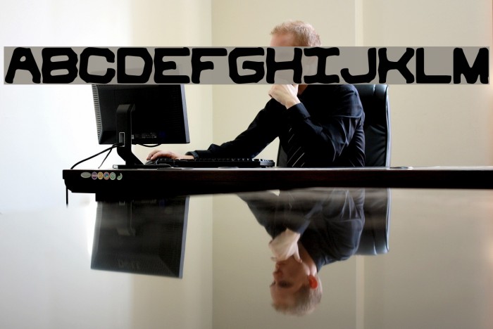 Vindictive BRK Font examples