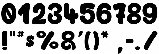 Vinegar Stroke Font OTHER CHARS