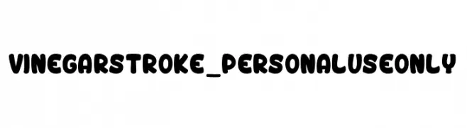 Vinegar Stroke_PersonalUseOnly  Fuentes Gratis Descargar